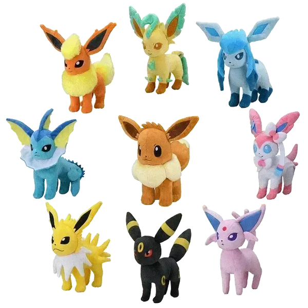 Pokémon Eevee Evolution Plushies (20 cm) - Bear Hugs