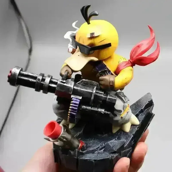 Pokemon Gatling Psyduck Cosplay Contra Figurine (14.5 cm) - Bear Hugs