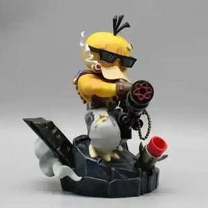 Pokemon Gatling Psyduck Cosplay Contra Figurine (14.5 cm) - Bear Hugs