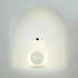Polar Bear Night Lamp with Alarm Clock and Timer - Bear Hugs