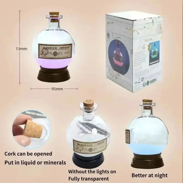 Polyjuice Potion Bottle Night Lamp - Bear Hugs