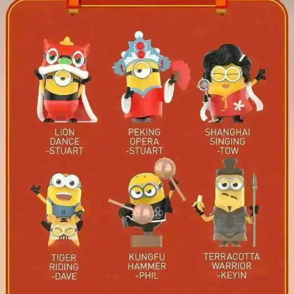 POP MART Minions Travelogues of China Series Blind Box - Bear Hugs