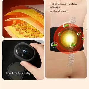 Portable Heat Massage Waist Brace - Bear Hugs