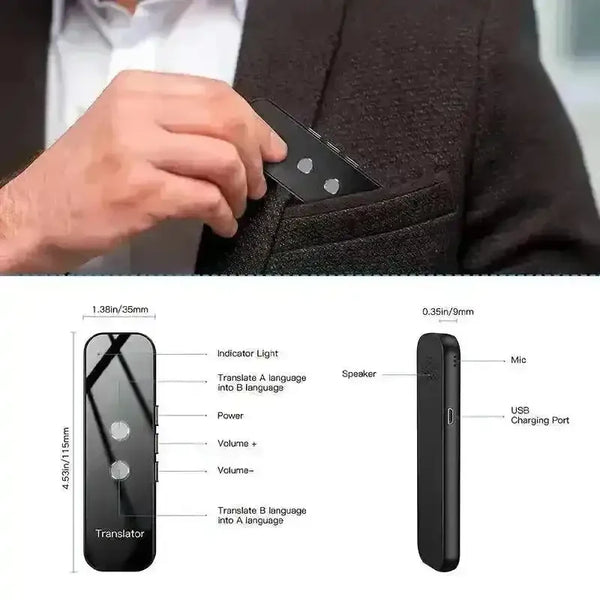 Portable Two-Way Instant Translator - Bear Hugs