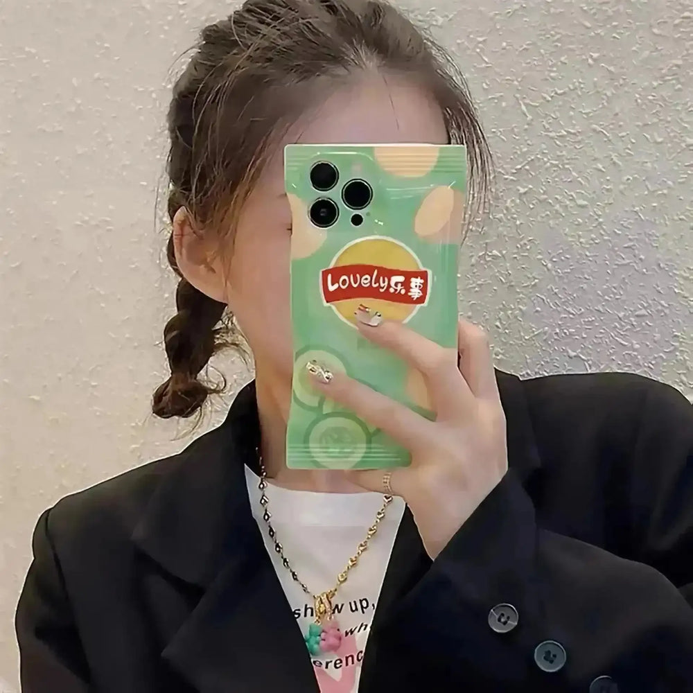 Potato Chips Bag Phone Case (For iPhones) - Bear Hugs