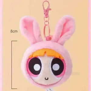 Powerpuff Girls Plush Keychain - Bear Hugs