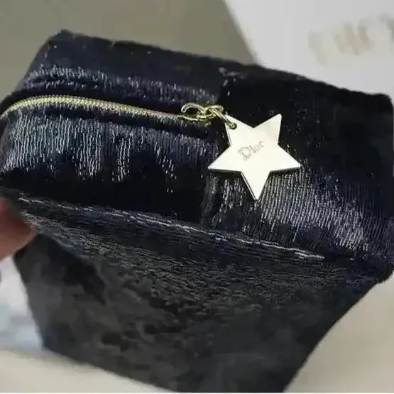 Premium D Luxe Velvet Makeup Bag - Bear Hugs