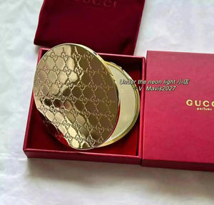 Premium Designer Folding Retro Makeup Mirror - Bear Hugs