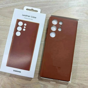 Premium Leather Case for Samsung S22 and S23 Ultra - Bear Hugs