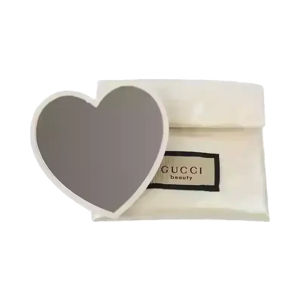 Premium Luxury Heart Shaped Mini Mirror - Bear Hugs