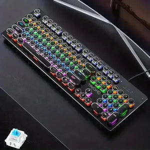 Premium Mechanical LED Backlit 104 Keys Keyboard - Bear Hugs