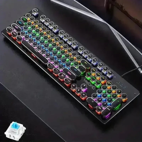 Premium Mechanical LED Backlit 104 Keys Keyboard - Bear Hugs
