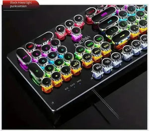Premium Mechanical LED Backlit 104 Keys Keyboard - Bear Hugs