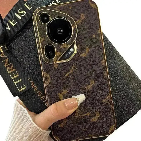 Premium Monogram Leatherette Phone Case (For iPhones) - Bear Hugs