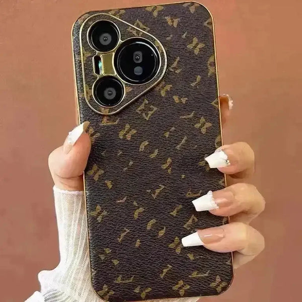 Premium Monogram Leatherette Phone Case (For iPhones) - Bear Hugs