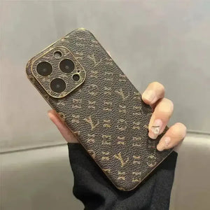Premium Monogram Leatherette Phone Case (For iPhones) - Bear Hugs
