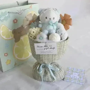 Premium Sanrio My Melody Kuromi Hello Kitty Doll Bouquet - Bear Hugs