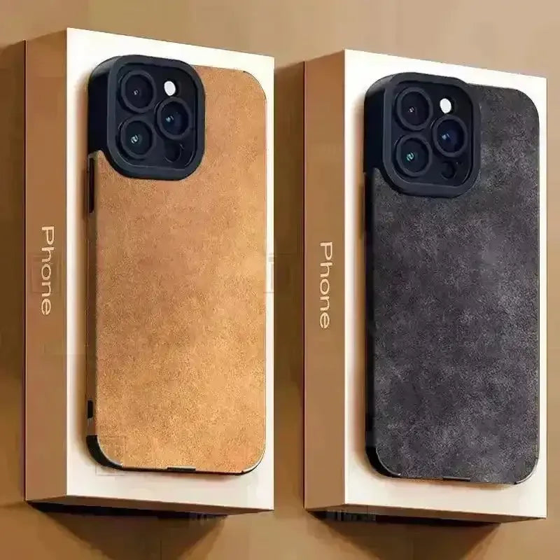 Premium Suede Anti-Slip Phone Case (For iPhones) - Bear Hugs