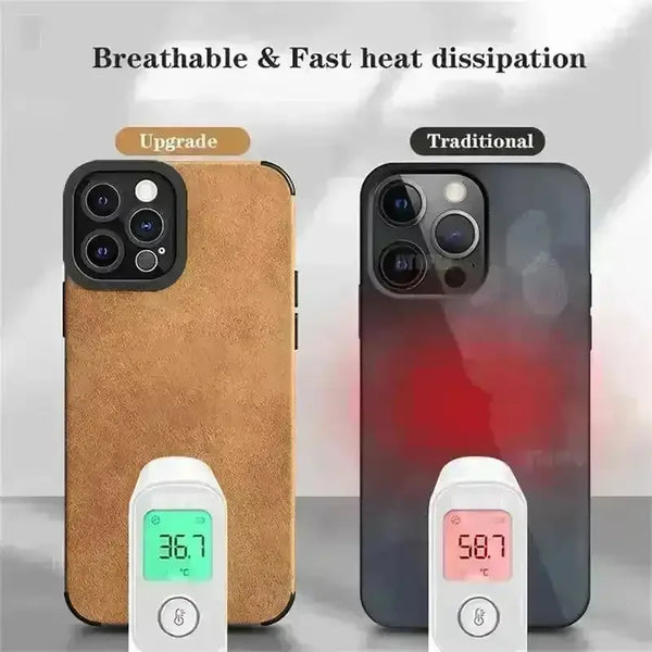 Premium Suede Anti-Slip Phone Case (For iPhones) - Bear Hugs