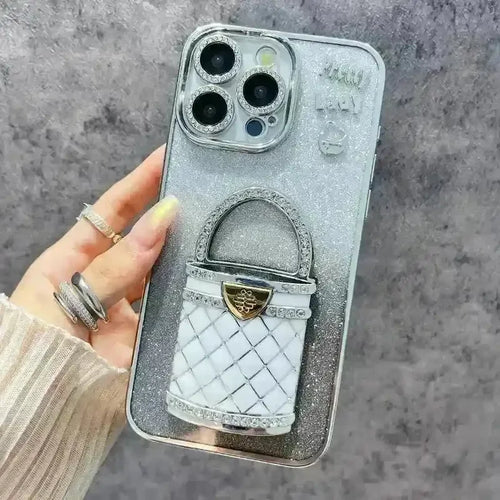 Pretty Lady Glitter Phone Case (For iPhones) - Bear Hugs
