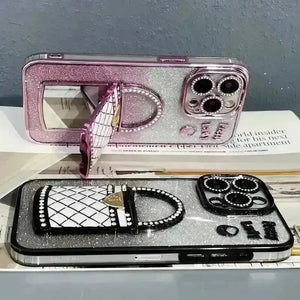 Pretty Lady Glitter Phone Case (For iPhones) - Bear Hugs