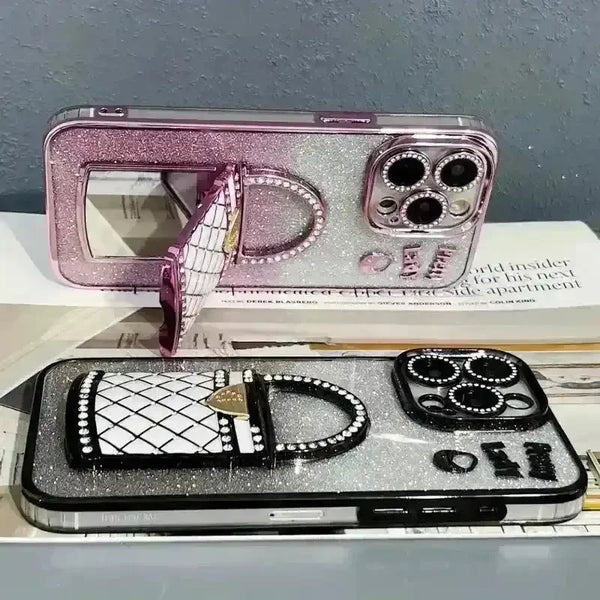 Pretty Lady Glitter Phone Case (For iPhones) - Bear Hugs