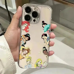 Princesses Transparent Phone Case (For iPhones) - Bear Hugs
