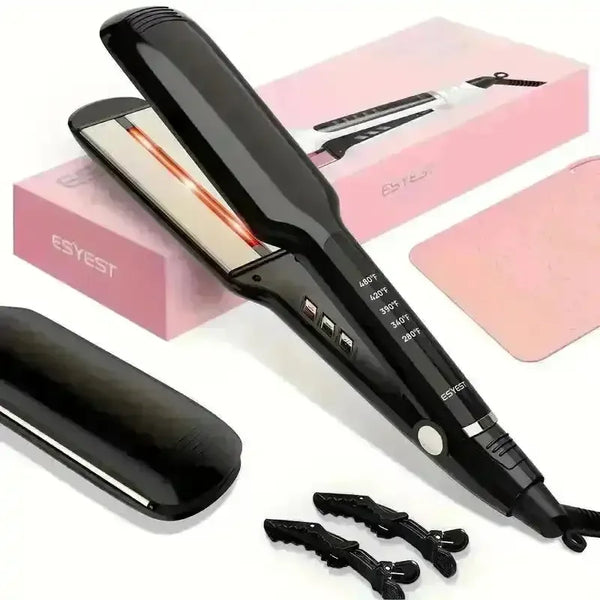 Professional 2-Inch Wide Hair Straightener - Bear Hugs