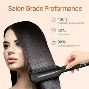 Professional 2-Inch Wide Hair Straightener - Bear Hugs