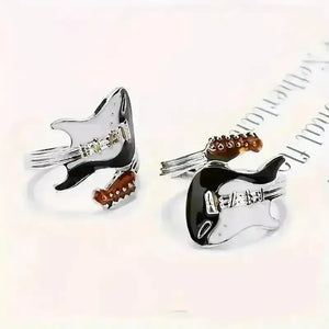 Punk Guitar Shaped Ring - Bear Hugs