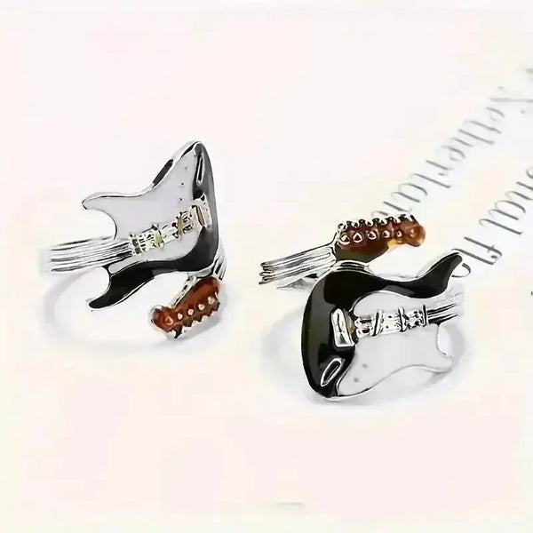 Punk Guitar Shaped Ring - Bear Hugs
