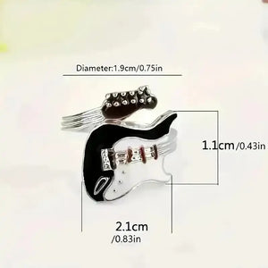 Punk Guitar Shaped Ring - Bear Hugs