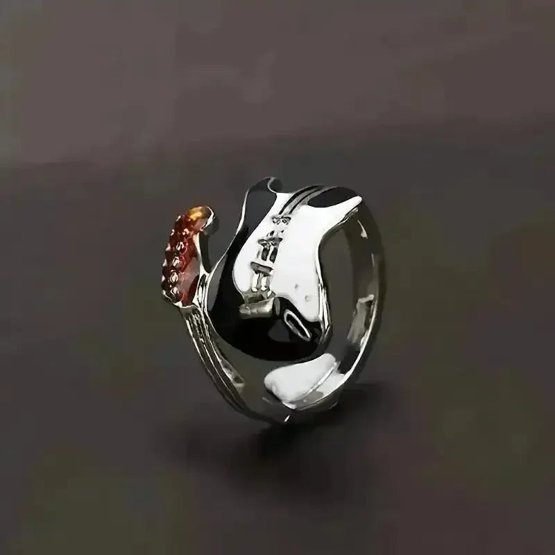 Punk Guitar Shaped Ring - Bear Hugs