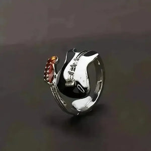 Punk Guitar Shaped Ring - Bear Hugs