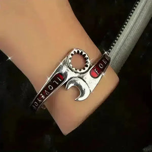 Punk Wrench Shape Cuff Bracelet - Bear Hugs