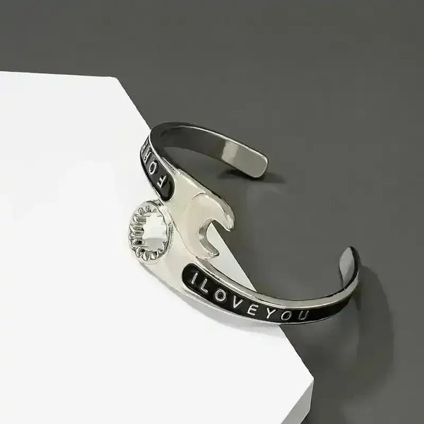 Punk Wrench Shape Cuff Bracelet - Bear Hugs