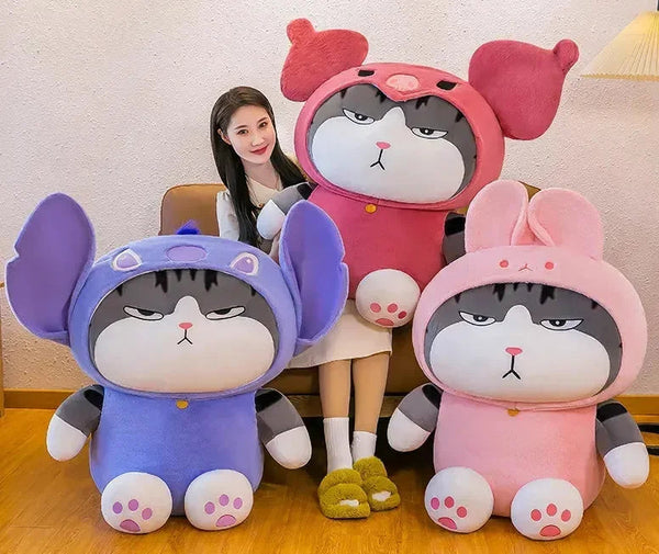 Purrfectly Cat Transformational Cat Plushie - Bear Hugs