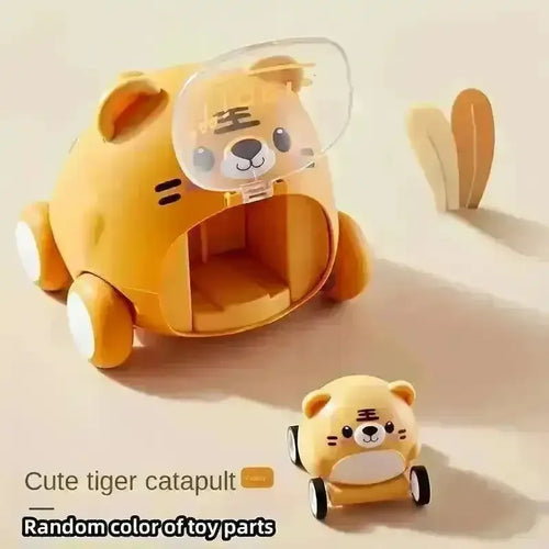 Push Down Cartoon Animal Car - Bear Hugs