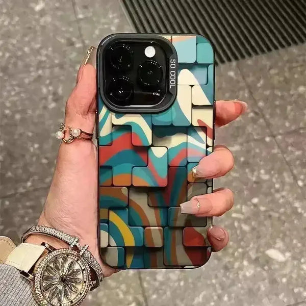 Puzzle Style Phone Case Case (For iPhones) - Bear Hugs
