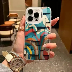 Puzzle Style Phone Case Case (For iPhones) - Bear Hugs