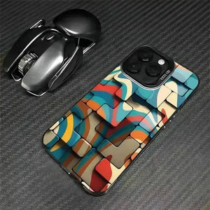 Puzzle Style Phone Case Case (For iPhones) - Bear Hugs