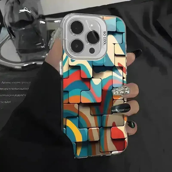 Puzzle Style Phone Case Case (For iPhones) - Bear Hugs