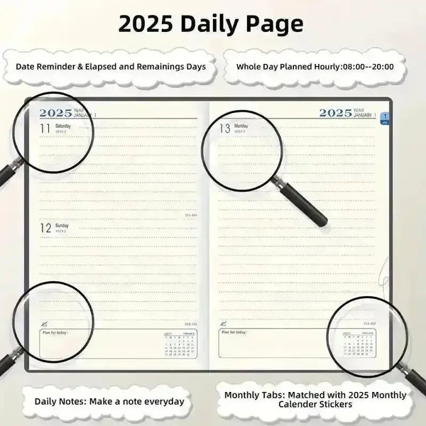 QS 2025 Daily Planner - Bear Hugs