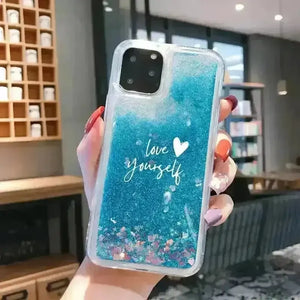Quicksand Glitter Phone Case (For iPhones) - Bear Hugs