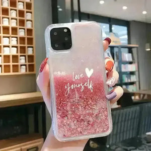 Quicksand Glitter Phone Case (For iPhones) - Bear Hugs