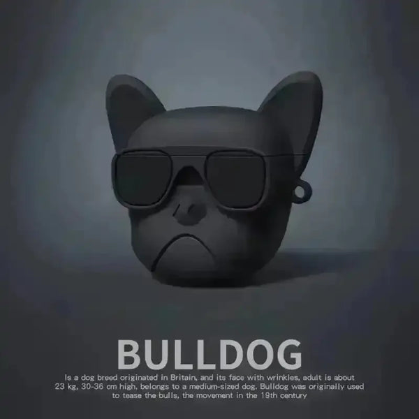 Quirky Bulldog Case (For Airpods) - Bear Hugs