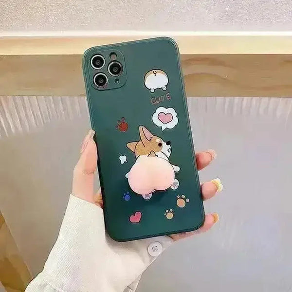 Quirky Dog Phone Case (For iPhone) - Bear Hugs