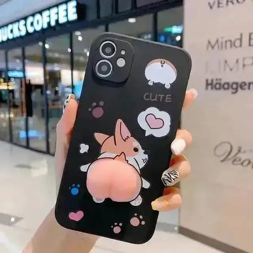 Quirky Dog Phone Case (For iPhone) - Bear Hugs