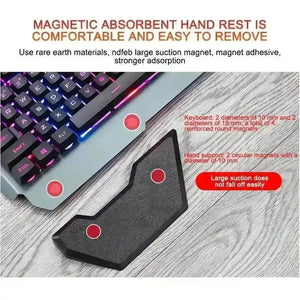 QZUKOY Mechanical Feel Gaming Keyboard and Mouse - Bear Hugs