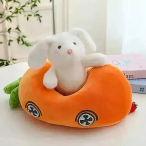 Racing Carrot Car Bunny Plush Toy - Bear Hugs